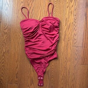 Express Pomegranate Bodysuit